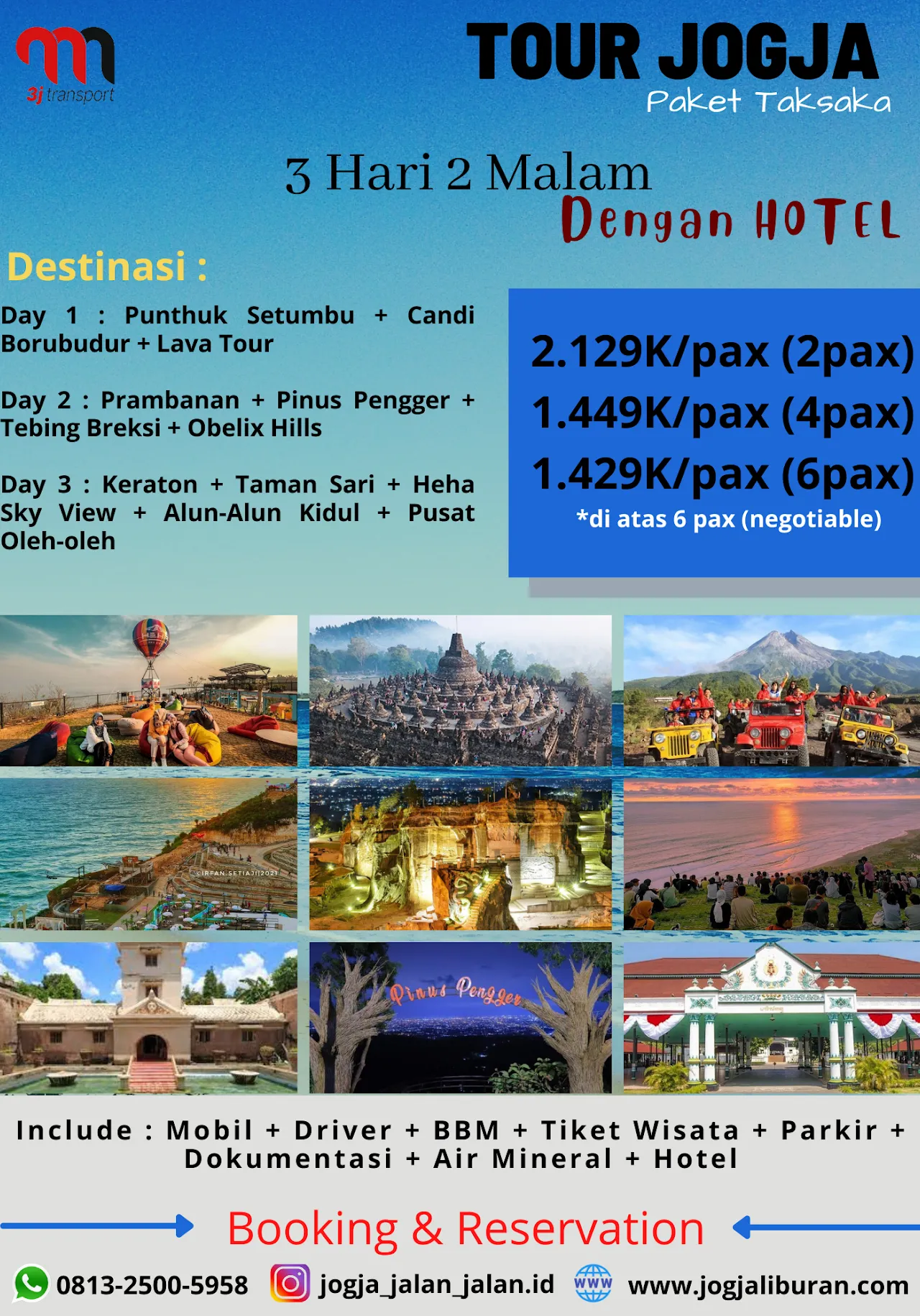 Paket Wisata Jogja Dan Hotel - Jogja Jalan Jalan