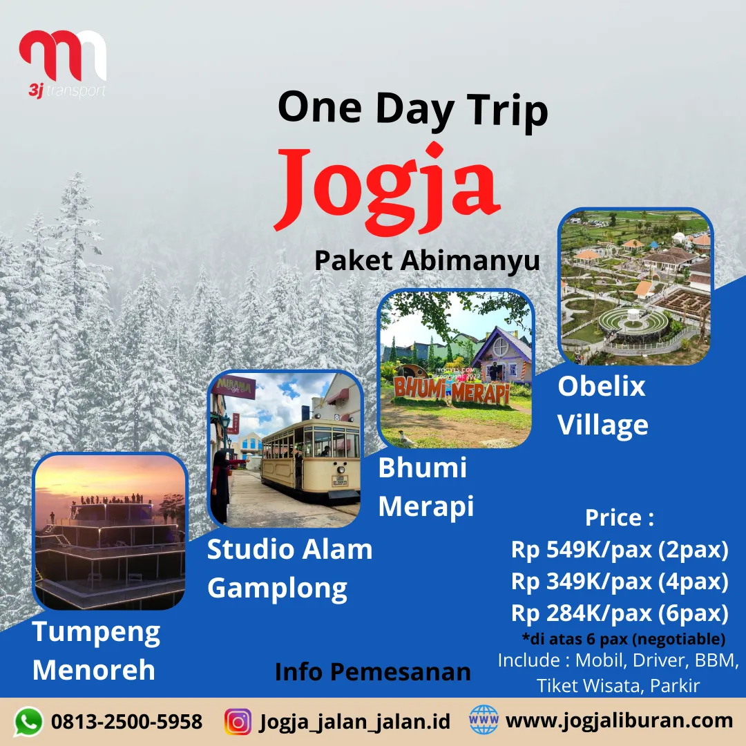 Paket Wisata Jogja Murah - Jogja Jalan Jalan