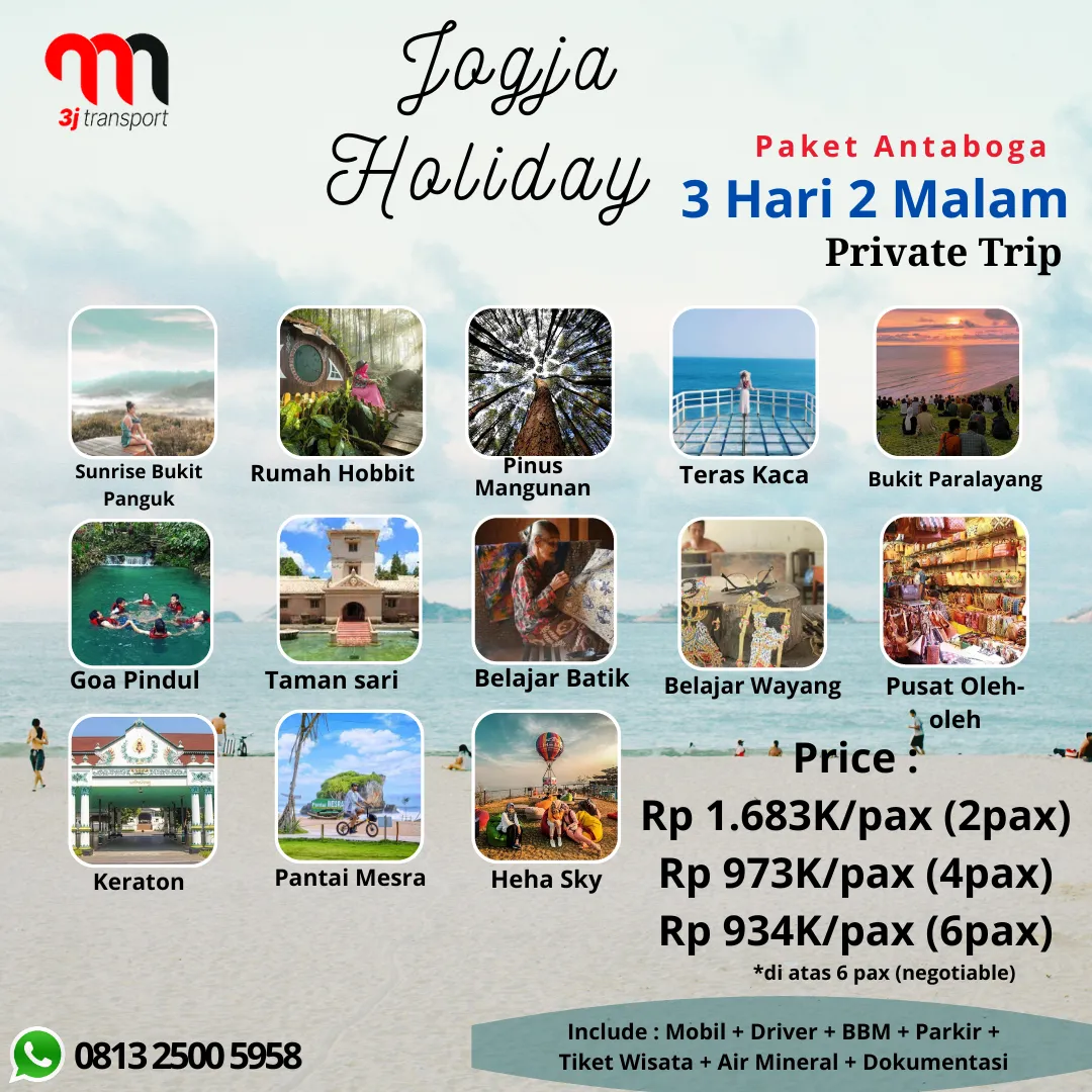 Paket Wisata Jogja Murah - Jogja Jalan Jalan