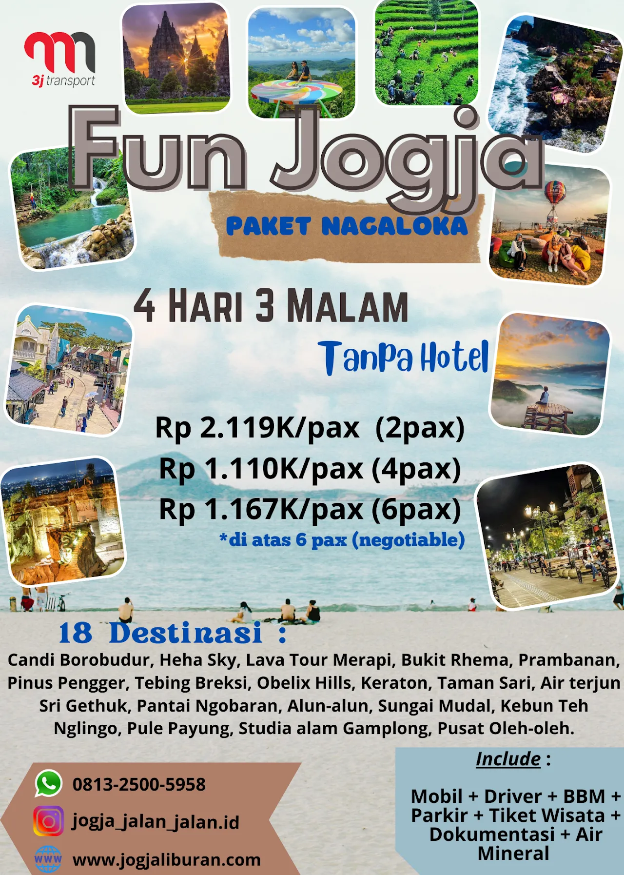 Paket Wisata Jogja Murah - Jogja Jalan Jalan